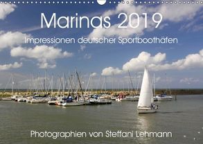 Marinas 2019. Impressionen deutscher Sportboothäfen (Wandkalender 2019 DIN A3 quer) von Lehmann,  Steffani