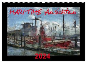 MARITIME Ansichten (Wandkalender 2024 DIN A2 quer), CALVENDO Monatskalender von URSfoto,  URSfoto