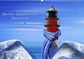 Maritime Digitalkunst aus Mausopardia (Wandkalender 2023 DIN A2 quer) von Jüngling,  Monika