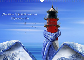 Maritime Digitalkunst aus Mausopardia (Wandkalender 2023 DIN A3 quer) von Jüngling,  Monika