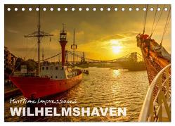 Maritime Impressionen Wilhelmshaven (Tischkalender 2024 DIN A5 quer), CALVENDO Monatskalender von www.geniusstrand.de,  ©