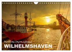 Maritime Impressionen Wilhelmshaven (Wandkalender 2024 DIN A4 quer), CALVENDO Monatskalender von www.geniusstrand.de,  ©