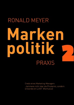 Markenpolitik 2 von Meyer,  Ronald