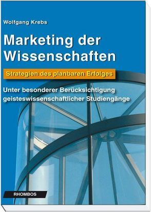 Marketing der Wissenschaften von Krebs,  Wolfgang