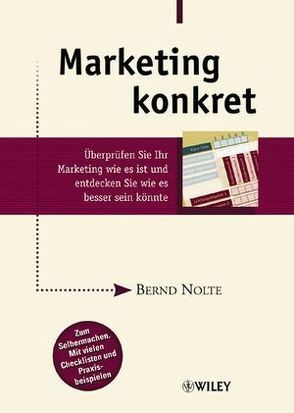 Marketing konkret von Nolte,  Bernd