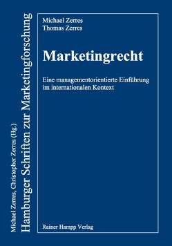 Marketingrecht von Zerres,  Michael, Zerres,  Thomas