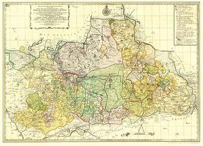 Historische Karte: MARKGRAFSCHAFT NIEDERLAUSITZ 1757 [gerollt] von Rockstuhl,  Harald, Schenk,  Peter