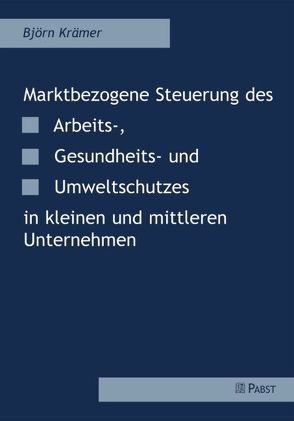 Marktbezogene Steuerung des Arbeits-, Gesundheits- und Umweltschutzes in kleinen und mittleren Unternehmen von Krämer,  Björn