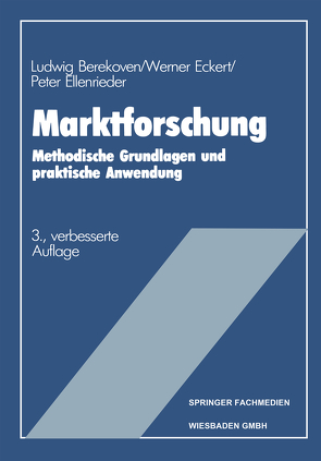 Marktforschung von Berekoven,  Ludwig, Eckert,  Werner, Ellenrieder,  Peter