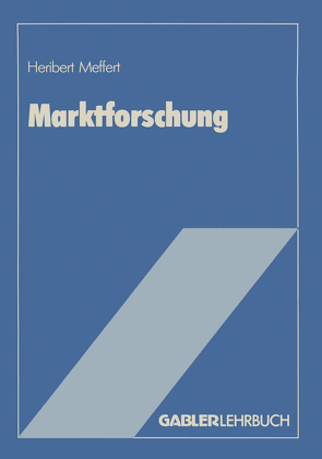 Marktforschung von Meffert,  Heribert