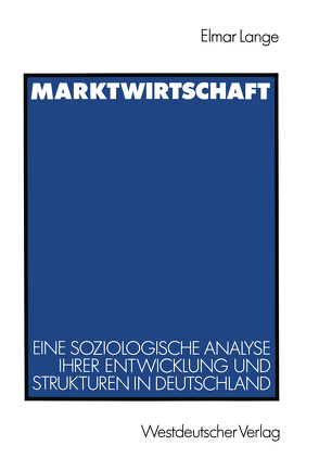 Marktwirtschaft von Lange,  Elmar