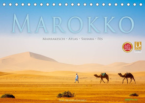 Marokko: Marrakesch, Atlas, Sahara, Fès (Tischkalender 2022 DIN A5 quer) von Benninghofen,  Jens