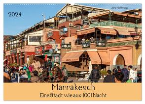 Marrakesch – Eine Stadt wie aus 1001 Nacht (Wandkalender 2024 DIN A2 quer), CALVENDO Monatskalender von Hoffmann,  Jörg