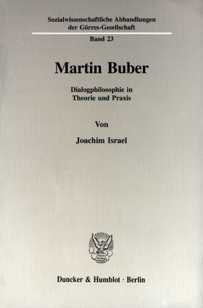 Martin Buber. von Israel,  Joachim