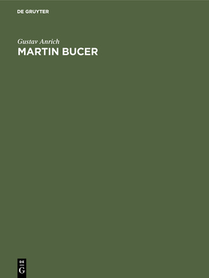 Martin Bucer von Anrich,  Gustav