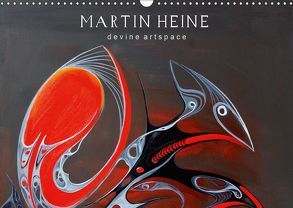 Martin Heine – devine artspace – Wandgemälde (Wandkalender 2019 DIN A3 quer) von Heine,  Martin