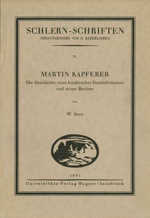 Martin Kapferer von Senn,  Walter