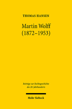 Martin Wolff (1872-1953) von Hansen,  Thomas