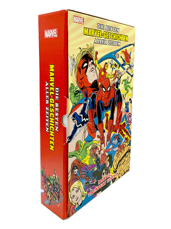 Die besten Marvel-Geschichten aller Zeiten: Marvel Treasury Edition von Aaron,  Jason, Aja,  David, Alphona,  Adrian, Anderson,  Brent, Bagley,  Mark, Bendis,  Brian Michael, Bennett,  Joe, Breitsameter,  Florian, Burbaker,  Ed, Buscema,  John, Byrne,  John, Claremont,  Chris, Cockrum,  Dave, Colan,  Gene, Conway,  Gerry, Dauterman,  Russell, David,  Peter, Ditko,  Steve, Ellis,  Waren, Epting,  Steve, Ewing,  Al, Fraction,  Matt, Frenz,  Ron, Granov,  Adi, Hickman,  Jonathan, Hidalgo,  Carolin, Hitch,  Bryan, Kane,  Gil, Kirby,  Jack, Kronsbein,  Bernd, Kups,  Steve, Lee,  Stan, Millar,  Mark, Miller,  Frank, Pannor,  Stefan, Petz,  Jürgen, Quesada,  Joe, Ramos,  Humberto, Rivera,  Paolo, Romita Jr.,  John, Romita Sr.,  John, Rösch,  Alexander, Schweizer,  Reinhard, Simonson,  Walter, Slott,  Dan, Starlin,  Jim, Stern,  Roger, Straczynski,  Michael, Strittmatter,  Michael, Syska,  Robert, Trimpe,  Herb, Waid,  Mark, Wein,  Len, Wilson,  G. Willow