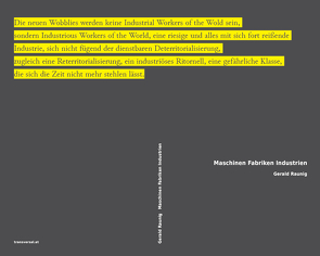 Maschinen Fabriken Industrien von Lazzarato,  Maurizio, Lorey,  Isabell, Negri,  Antonio, Nigro,  Roberto, Raunig,  Gerald, Sonderegger,  Ruth