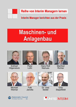 Maschinen- und Anlagenbau von Becker Jürgen, Dr. Seidel,  Uwe, Hilgenstock,  Eckhart, Janotta,  Falk, Lüthi,  Peter, Niehues,  Hans Rolf, Richter,  Manfred, Schönfeld,  Dr. Harald, Stapelfeldt,  Götz, Weimar,  Michael