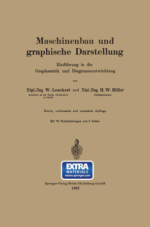 Maschinenbau und graphische Darstellung von Hiller,  Heinrich Wilhelm, Leuckert,  Walter