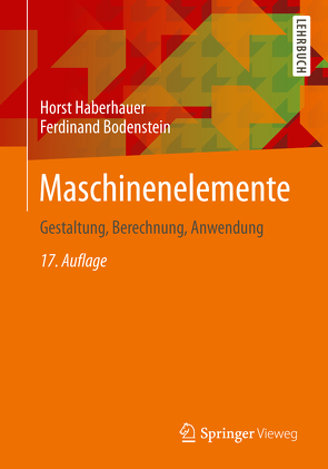 Maschinenelemente von Bodenstein,  Ferdinand, Haberhauer,  Horst