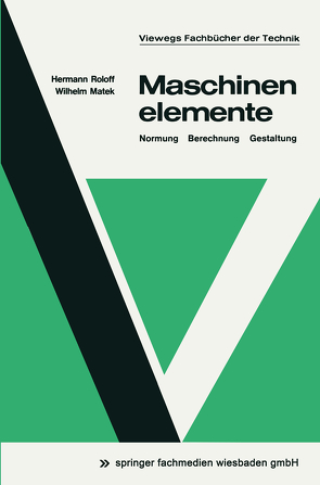 Maschinenelemente von Roloff,  Hermann