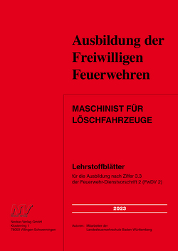 Maschinist für Löschfahrzeuge von Mitarbeiter:innen der Landesfeuerwehrschule Baden-Württemberg