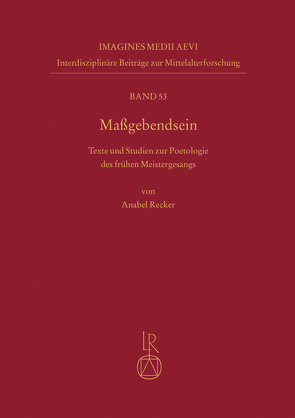 Maßgebendsein von Recker,  Anabel