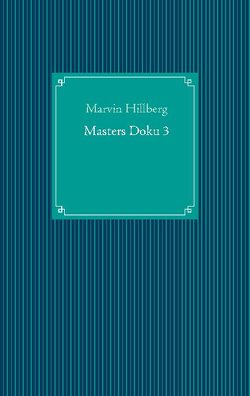 Masters Doku 3 von Hillberg,  Marvin