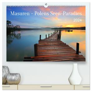 Masuren – Polens Seen-Paradies (hochwertiger Premium Wandkalender 2024 DIN A2 quer), Kunstdruck in Hochglanz von Junghanns,  Konstanze