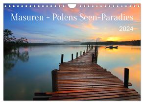 Masuren – Polens Seen-Paradies (Wandkalender 2024 DIN A4 quer), CALVENDO Monatskalender von Junghanns,  Konstanze