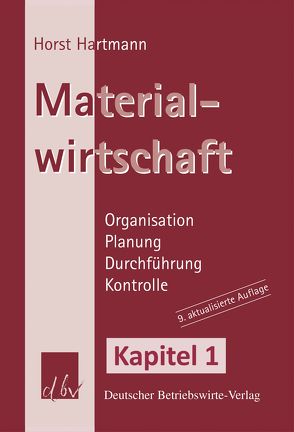 Materialwirtschaft – Kapitel 1 von Hartmann,  Horst