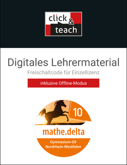 mathe.delta – Nordrhein-Westfalen / mathe.delta NRW click & teach 10 Box von Castelli,  Sabine