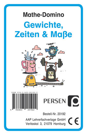 Mathe-Domino: Gewichte, Zeiten & Maße von Finkenstein,  Josephine