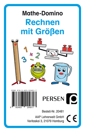 Mathe-Domino: Rechnen mit Größen von Finkenstein,  Josephine