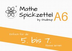 Mathe Spickzettel A6 von Josch,  Maximilian