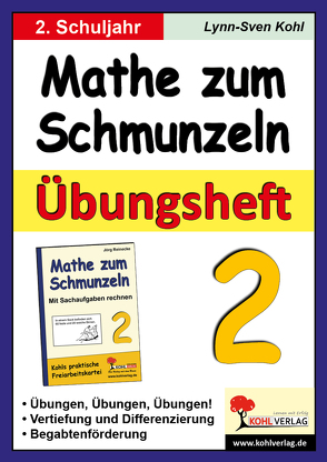 Mathe zum Schmunzeln – Übungsheft, 2. Schuljahr von Kohl,  Lynn S