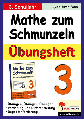 Mathe zum Schmunzeln – Übungsheft, 3. Schuljahr von Kohl,  Lynn S