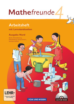 Mathefreunde – Ausgabe Nord 2010 (Berlin, Brandenburg, Mecklenburg-Vorpommern, Sachsen-Anhalt) – 4. Schuljahr von Elsner,  Jana, Fiedler,  Kathrin, Kluge,  Ursula, Schlabitz,  Birgit, Wallis,  Edmund