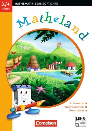 Matheland – In DVD-Box / Teil 2: 3./4. Schuljahr – Arithmetik, Sachrechnen, Geometrie von Lorenz,  Jens Holger, Scheimann,  Gerd