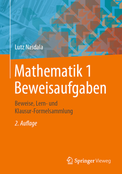 Mathematik 1 Beweisaufgaben von Nasdala,  Lutz