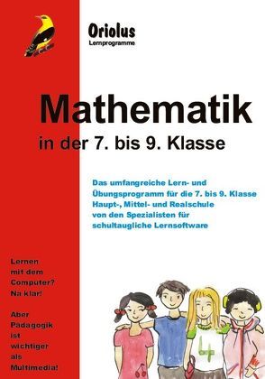 Mathematik 7. bis 9. Klasse – Schullizenz für PC 5 Jahre, updatefähig