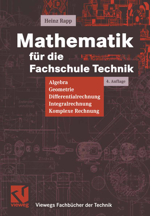 Mathematik für die Fachschule Technik von Rapp,  Heinz