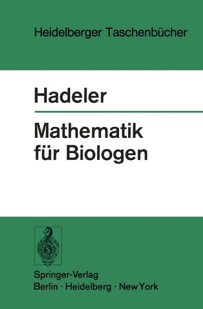 Mathematik für Biologen von Hadeler,  K.P.