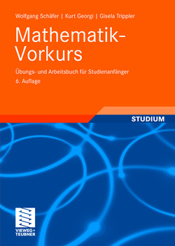 Mathematik-Vorkurs von Georgi,  Kurt, Otto,  Christa, Schäfer,  Wolfgang, Trippler,  Gisela