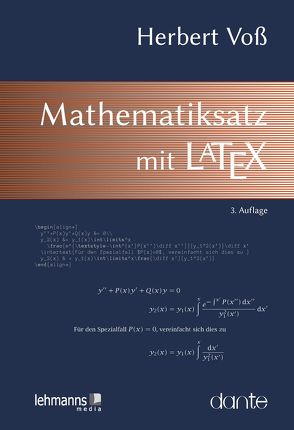 Mathematiksatz mit LaTeX von Voß,  Herbert