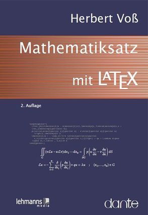 Mathematiksatz mit LaTeX von Voß,  Herbert