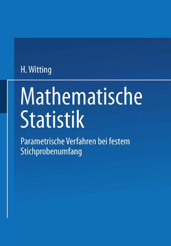 Mathematische Statistik I von Witting,  H.